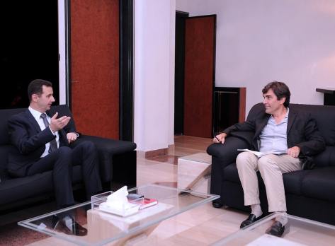 Mr.President Bashar al-Assad gave an interview to Le Figaro.
